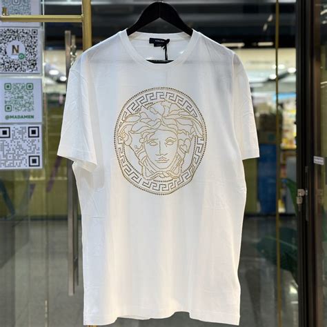 versace medusa t schirt|Versace crystal medusa t shirt.